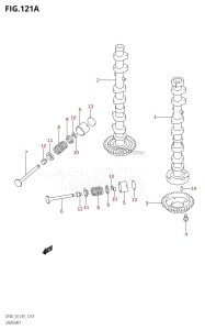 DF50 From 05001F-880001 (E01 E40)  2008 drawing CAMSHAFT