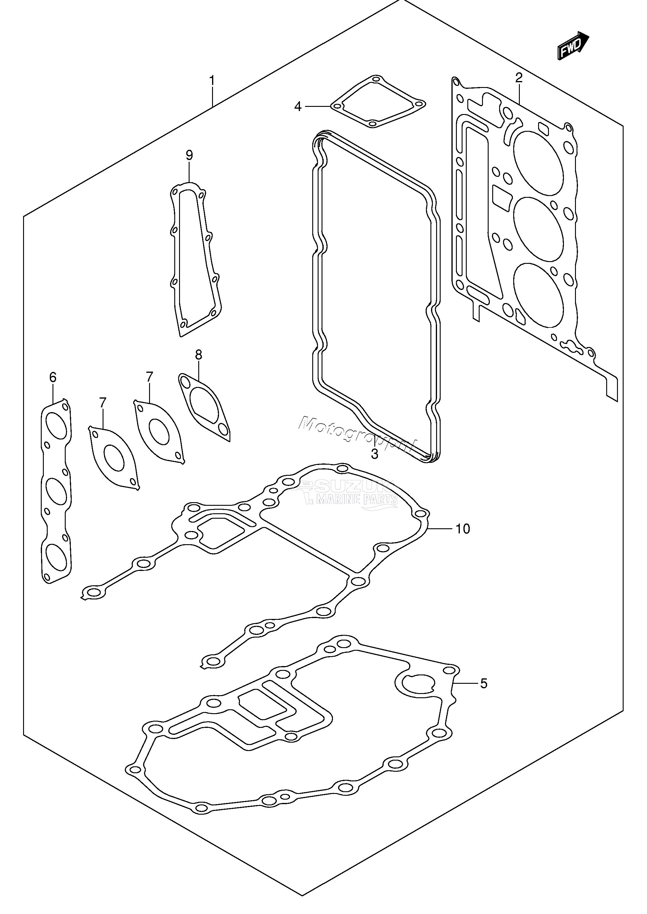 OPT:GASKET SET