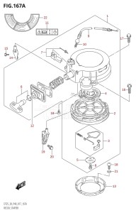 DT30 From 03005-710001 ()  2017 drawing RECOIL STARTER (DT25K:P36)