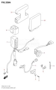 06002F-210001 (2012) 60hp E03-USA (DF60A) DF60A drawing PTT SWITCH / ENGINE CONTROL UNIT (DF40A:E03)