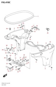 08002F-610001 (2016) 80hp E03-USA (DF80A) DF80A drawing SIDE COVER (DF90A:E03)