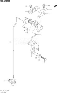 02503F-410001 (2014) 25hp E03-USA (DF25  DF25A    DF25AT    DF25ATH    DF25Q  DF25R) DF25 drawing CLUTCH SHAFT (DF25R:E03)