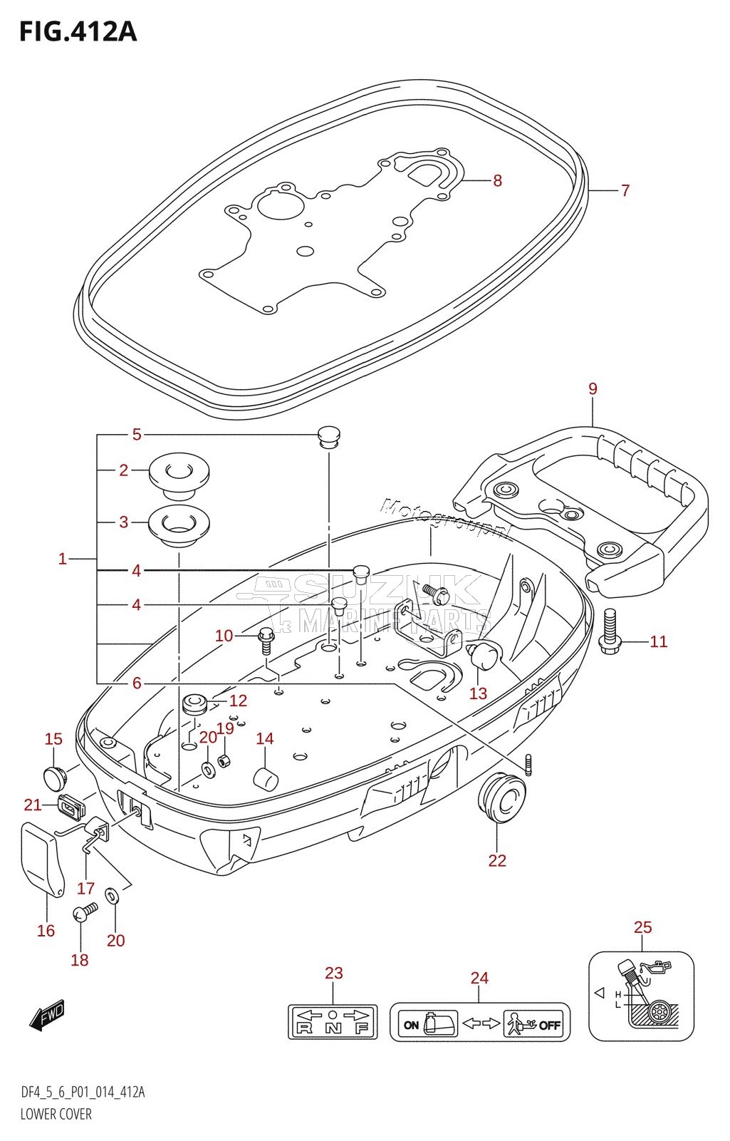 LOWER COVER (DF4:P01)