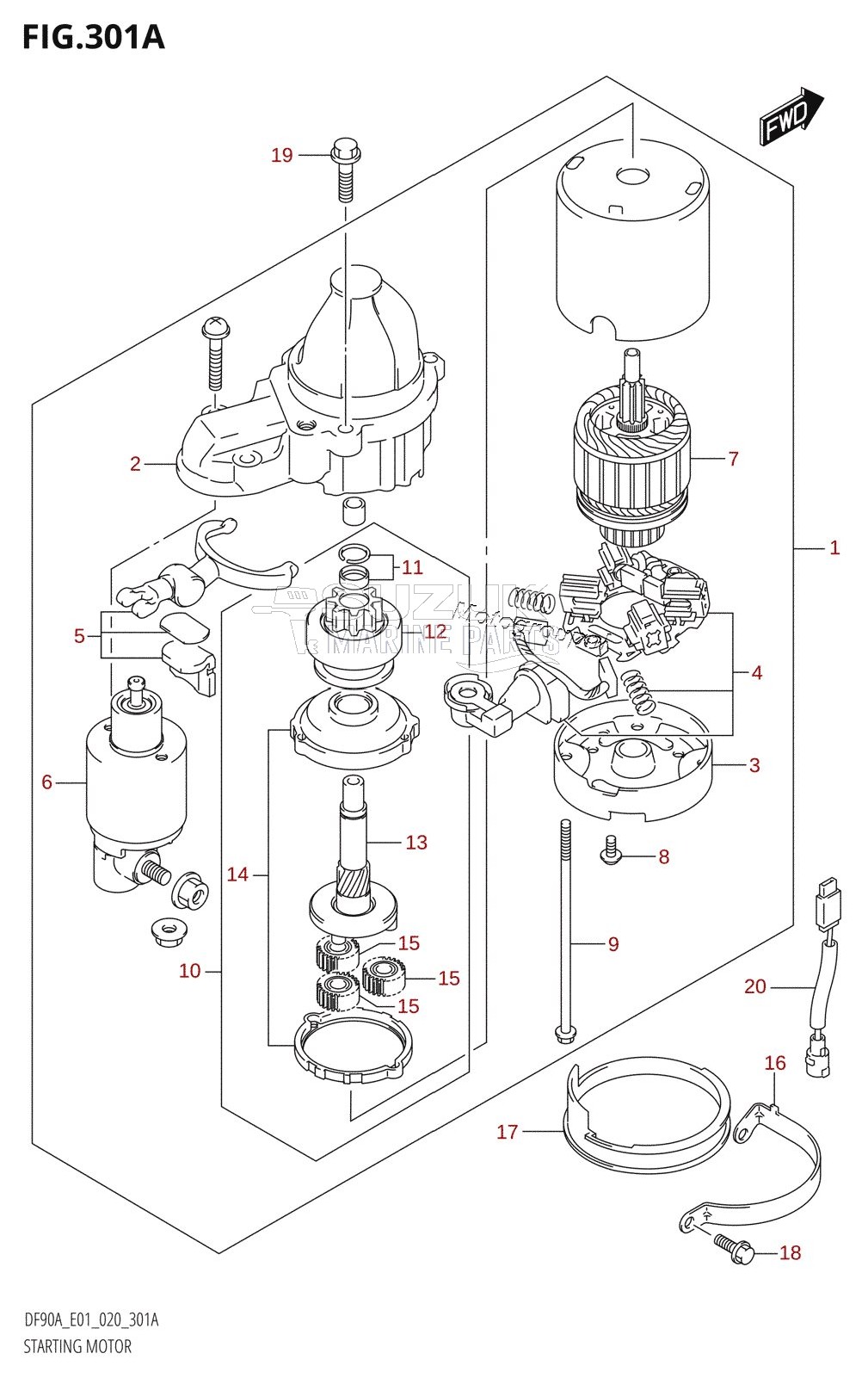 STARTING MOTOR