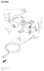 DF9.9A From 00994F-510001 (P03)  2015 drawing HARNESS (DF9.9AR:P03)