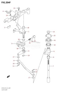 DF200Z From 20002Z-210001 (E01 E40)  2012 drawing CLUTCH SHAFT (DF225T:E40)