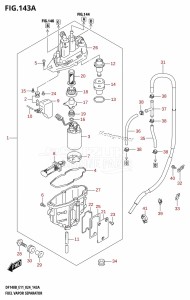 DF140BT From 14005F-440001 (E11 - E40)  2024 drawing FUEL VAPOR SEPARATOR (E01,E03,E11)