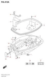 DF4A From 00403F-340001 (P03)  2023 drawing LOWER COVER (DF4A)