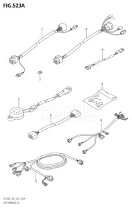 10005F-340001 (2023) 100hp E01-Gen. Export 1 (DF100C) DF100C drawing OPT:HARNESS (2)