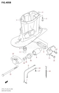 DF150Z From 15002Z-310001 (E03)  2013 drawing DRIVE SHAFT HOUSING (DF150Z:E03)