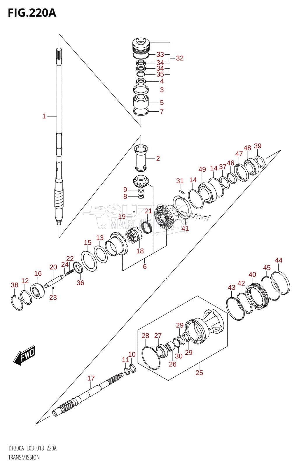 TRANSMISSION (DF300A)