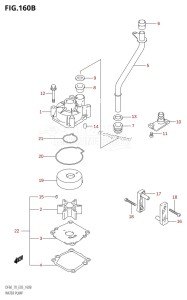 DF70 From 07001F-680001 (E03)  2006 drawing WATER PUMP (K8,K9)