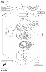 DF15A From 01504F-510001 (P03)  2015 drawing RECOIL STARTER (DF9.9BT:P03)