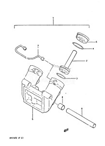 DT140 From 14002-506621 ()  1985 drawing TRIM CYLINDER