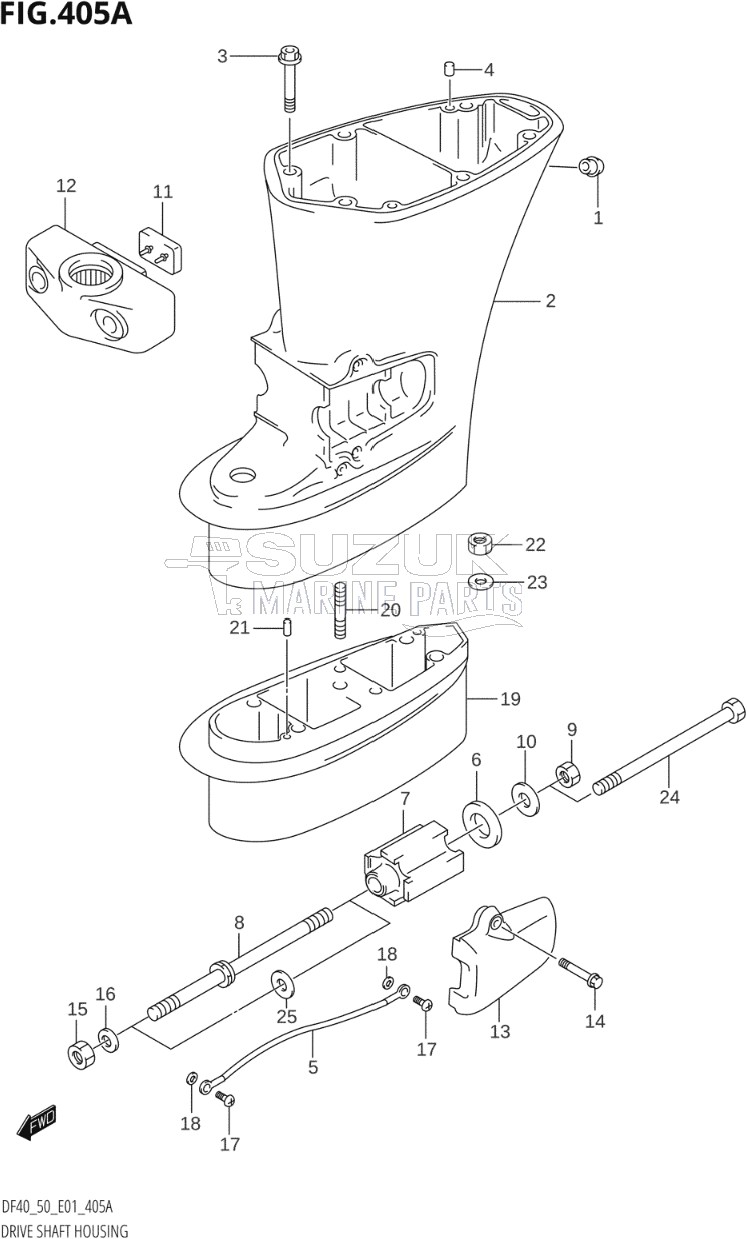 DRIVE SHAFT HOUSING