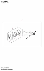 DF100B From 10004F-910001 (E01 E40)  2019 drawing OPT:MULTI FUNCTION GAUGE (1) (DF70A,DF80A,DF90A,DF100B)