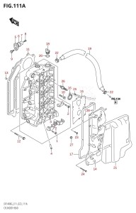 DF140BG From 14004F-340001 (E11 E40)  2023 drawing CYLINDER HEAD (021,022)