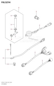 DF175Z From 17502Z-210001 (E01 E40)  2012 drawing OPT:HARNESS (DF175Z:E40)