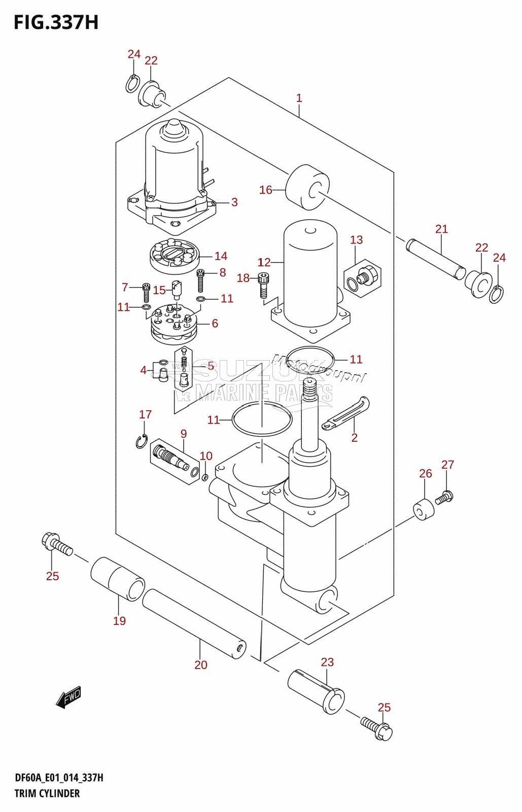 TRIM CYLINDER (DF60ATH:E01)