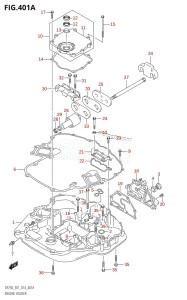 DF225T From 22503F-410001 (E01 E40)  2014 drawing ENGINE HOLDER (DF200T:E01)