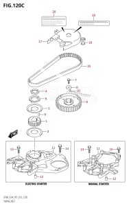 DF8A From 00801F-510001 (P01)  2015 drawing TIMING BELT (DF9.9A:P01)