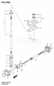 DF20A From 02002F-440001 (P01 - P40)  2024 drawing TRANSMISSION (DF9.9B,DF9.9BR,DF15A,DF15AR,DF20A,DF20AR)