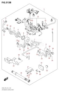 DF9.9B From 00995F-410001 (P03)  2014 drawing OPT:REMOTE CONTROL PARTS (DF15A:P03)