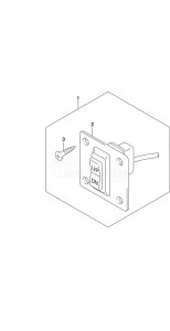 Outboard DF 150 drawing Switch (Model: TG/ZG)