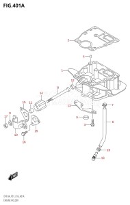 00994F-610001 (2016) 9.9hp P01-Gen. Export 1 (DF9.9A  DF9.9AR) DF9.9A drawing ENGINE HOLDER