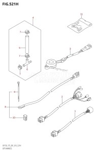 DF175Z From 17502Z-310001 (E01 E40)  2013 drawing OPT:HARNESS (DF175Z:E40)