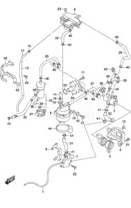 Outboard DF 20A drawing Fuel Pump