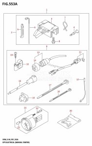 DF9.9A From 00994F-410001 (P01)  2014 drawing OPT:ELECTRICAL (MANUAL STARTER) (M-STARTER)