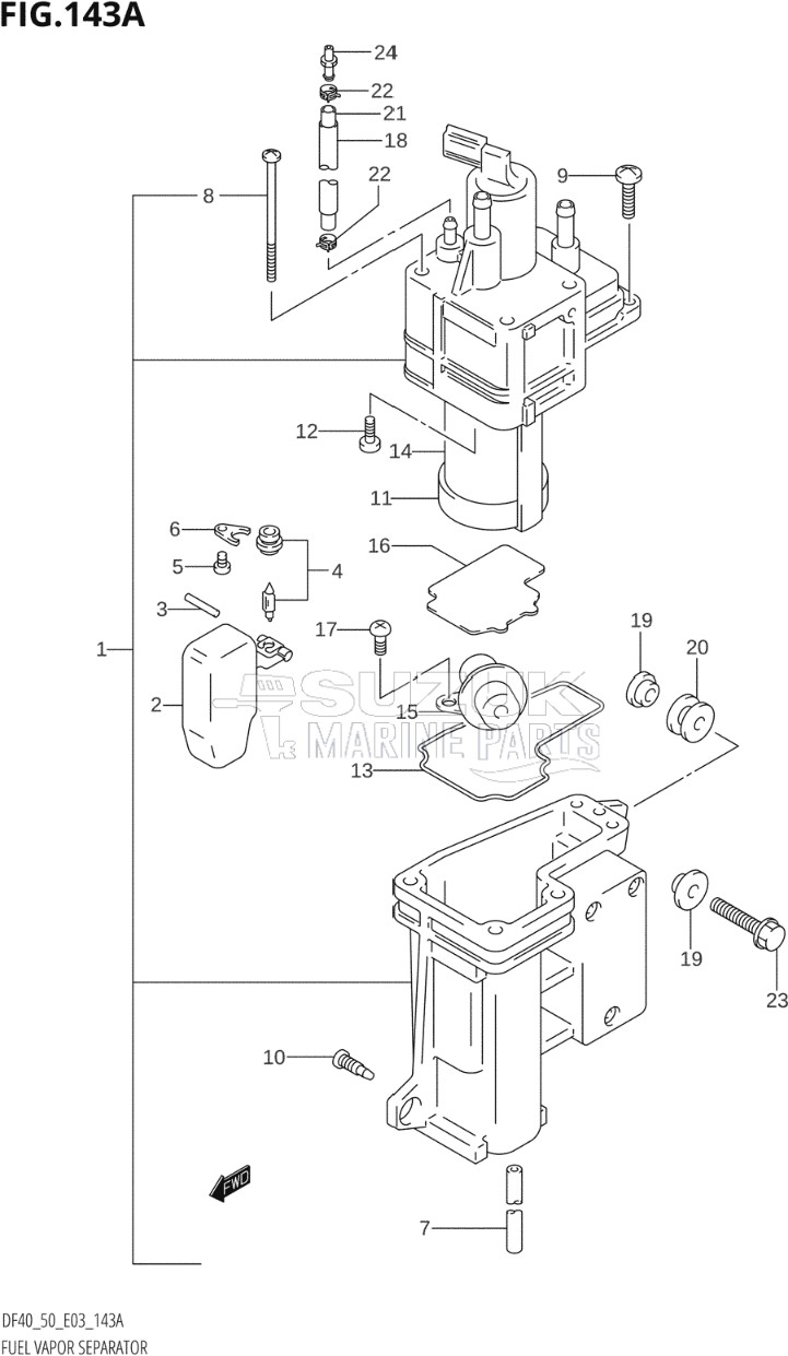 FUEL VAPOR SEPARATOR (X)