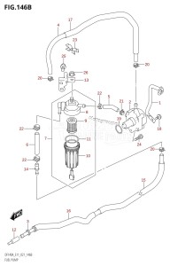 DF100A From 10003F-140001 (E01)  2021 drawing FUEL PUMP (E40)