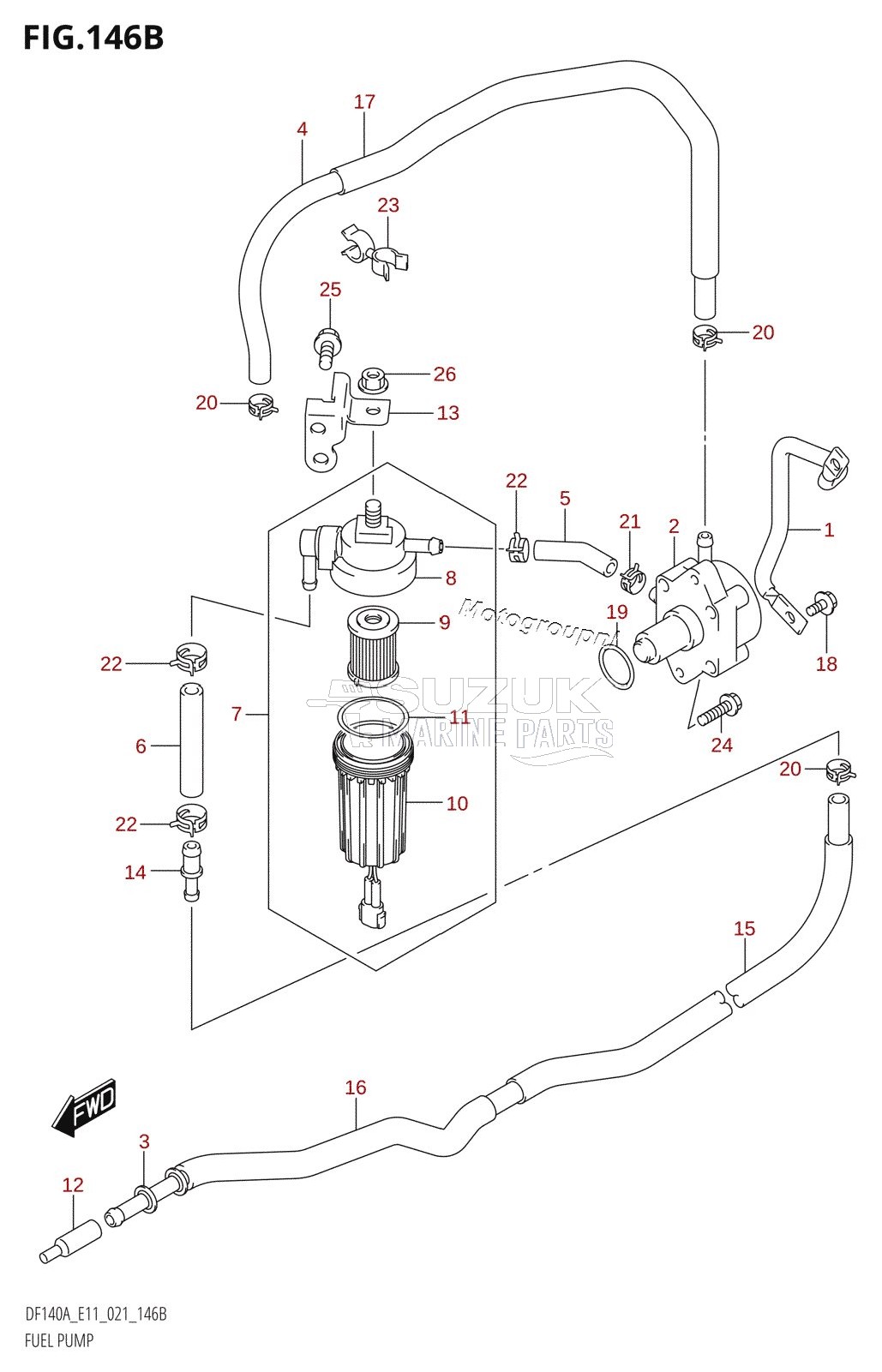 FUEL PUMP (E40)