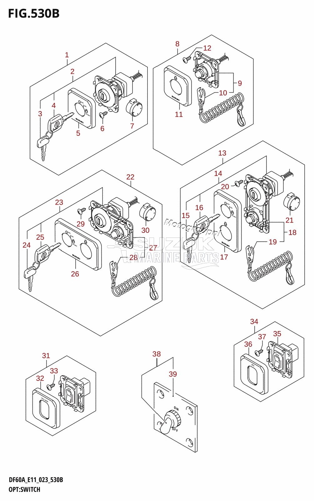 OPT:SWITCH ((DF40A,DF40AST,DF50A,DF60A,DF50AVT,DF60AVT,DF40ASVT):(022,023))