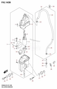 DF200A From 20003F-510001 (E01 E40)  2015 drawing FUEL VAPOR SEPARATOR (DF200AT:E40)