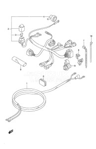 DF 9.9A drawing Harness - w/Remote Control