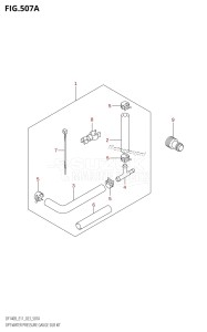 DF115BZ From 11506Z-240001 (E11 E40)  2022 drawing OPT:WATER PRESSURE GAUGE SUB KIT