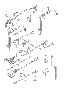 Outboard DT 40 drawing Electrical