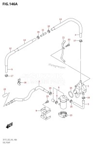 DF175Z From 17502Z-610001 (E03)  2016 drawing FUEL PUMP