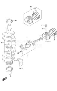 DF 70A drawing Crankshaft