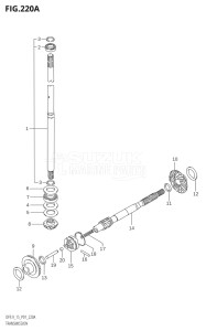 00992F-510001 (2005) 9.9hp P01-Gen. Export 1 (DF9.9K5  DF9.9RK5) DF9.9 drawing TRANSMISSION