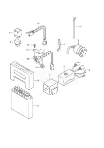 DF 115 drawing PTT Switch/Engine Control Unit