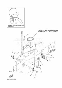 F225XA-2017 drawing PROPELLER-HOUSING-AND-TRANSMISSION-2