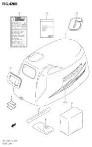 DF4 From 00402F-210001 (P03)  2012 drawing ENGINE COVER (DF6:P03)