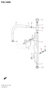 DF115A From 11503F-410001 (E01 E40)  2014 drawing FUEL INJECTOR (DF115AT:E40)