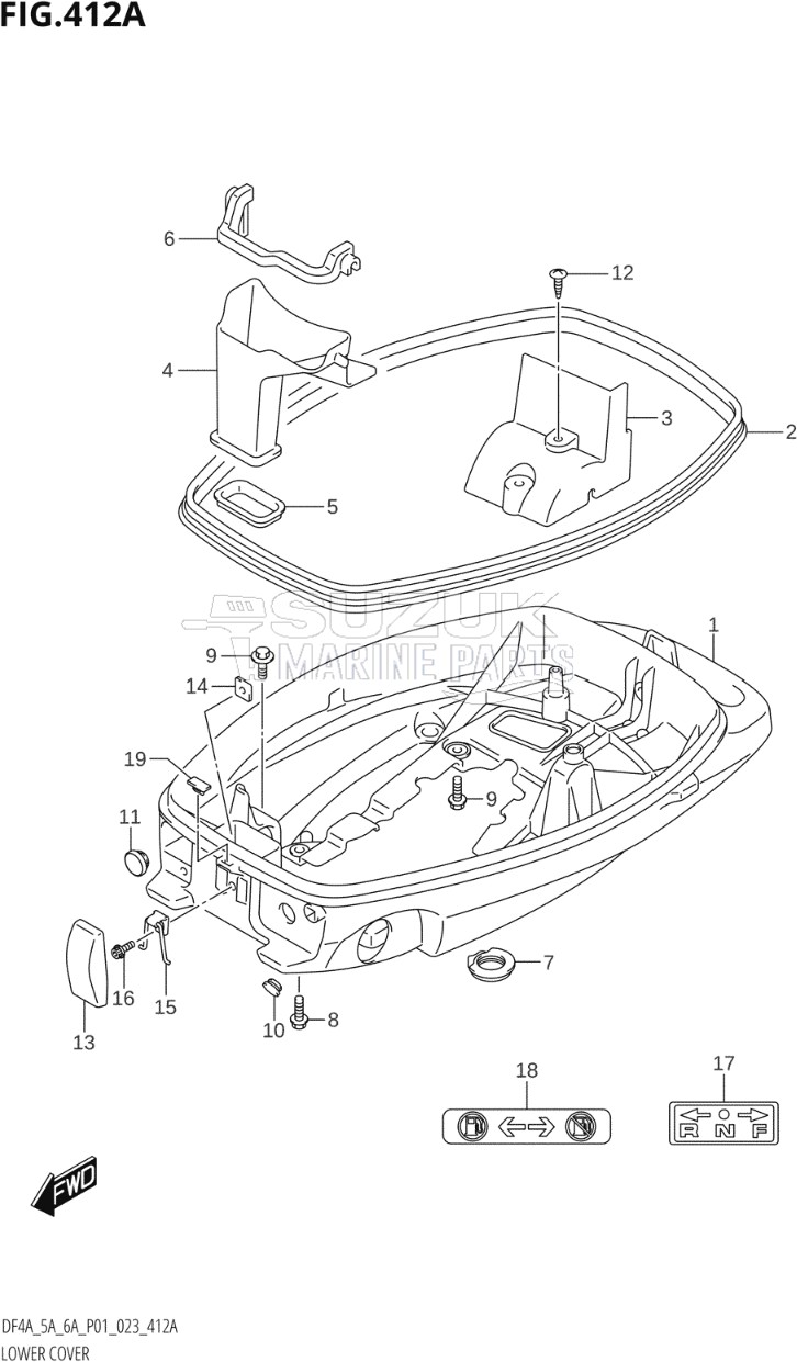 LOWER COVER (DF4A)