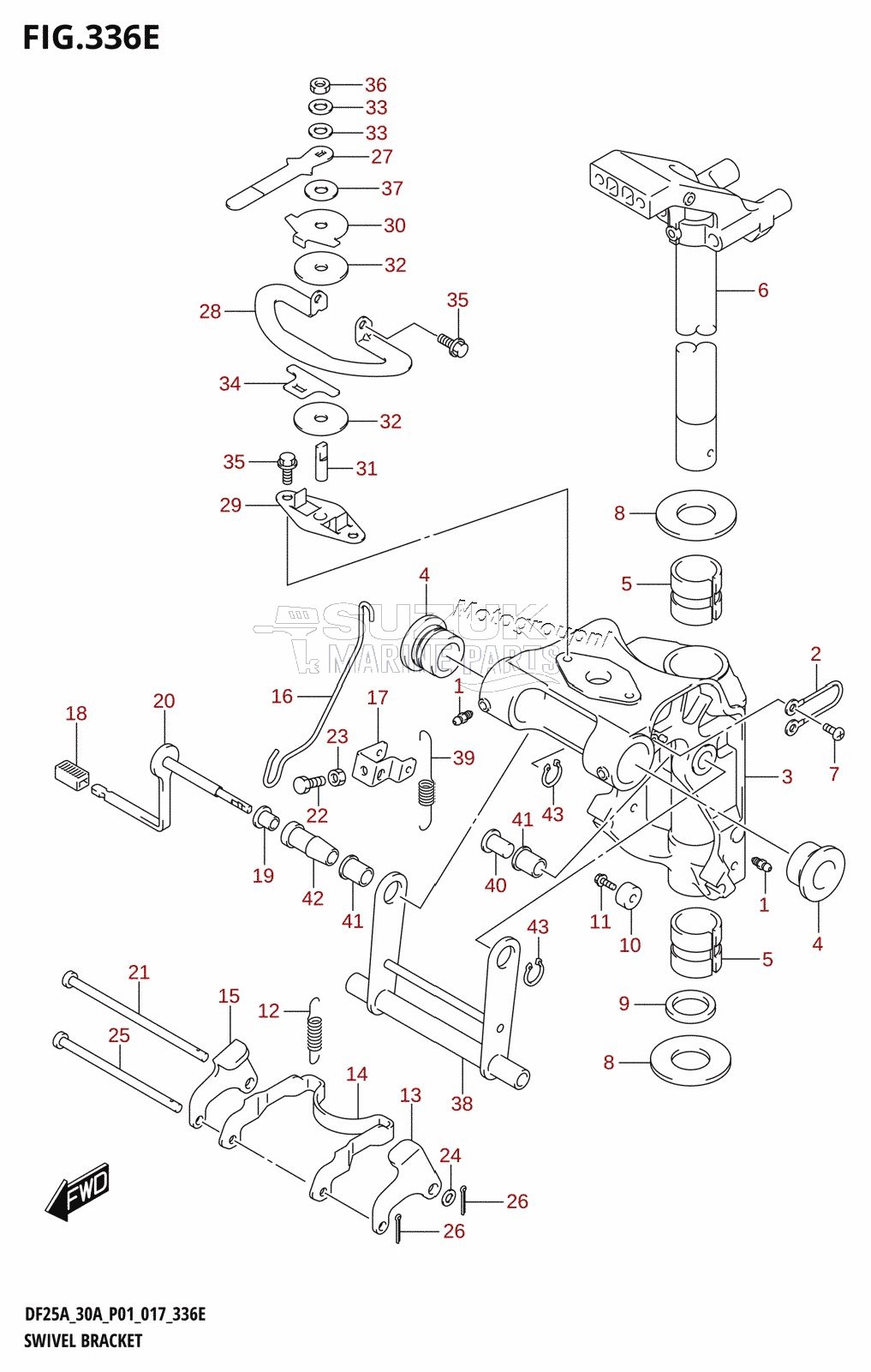 SWIVEL BRACKET (DF30A:P40)