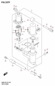 DF50A From 05003F-210001 (E01)  2012 drawing TRIM CYLINDER (DF60A:E40)